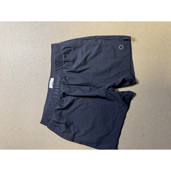 Squidhaus Men's Form-Fitting 5" Essential Athletic‎ Shorts CG2 Black XL $77 - Picture 6 of 6